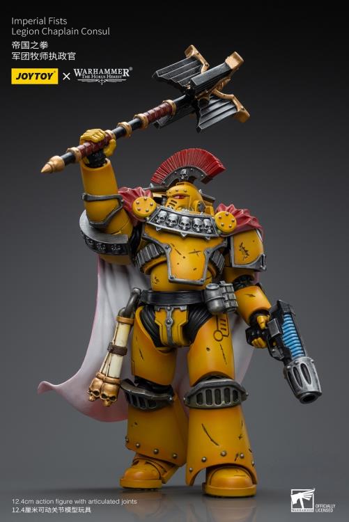 Warhammer: The Horus Heresy Imperial Fists Legion Chaplain Consul 1/18 Scale Action Figure