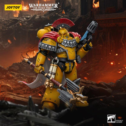 Warhammer: The Horus Heresy Imperial Fists Legion Chaplain Consul 1/18 Scale Action Figure