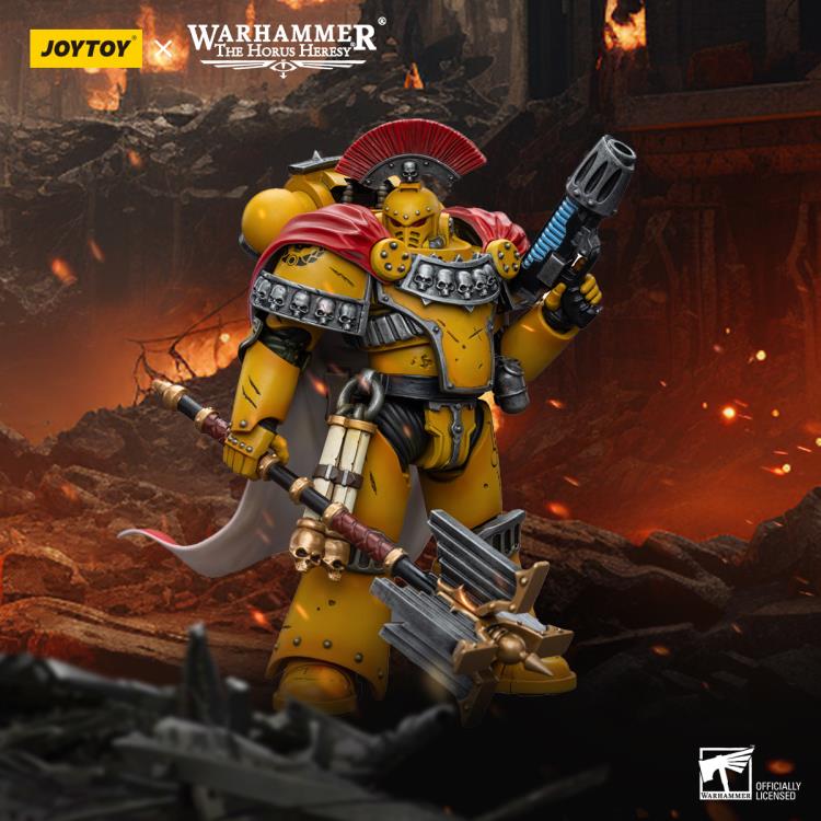 Warhammer: The Horus Heresy Imperial Fists Legion Chaplain Consul 1/18 Scale Action Figure