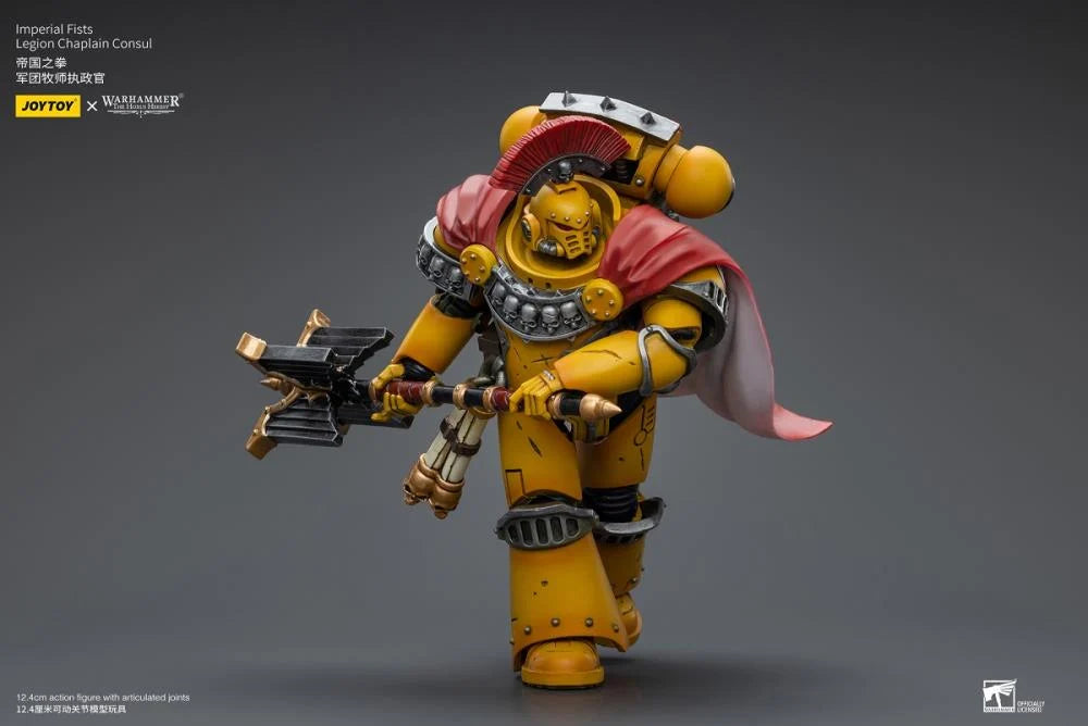 Warhammer: The Horus Heresy Imperial Fists Legion Chaplain Consul 1/18 Scale Action Figure