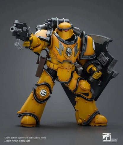 Warhammer: The Horus Heresy Imperial Fists Legion MkIII Breacher Squad Legion Breacher with Graviton Gun 1/18 Scale Action Figure
