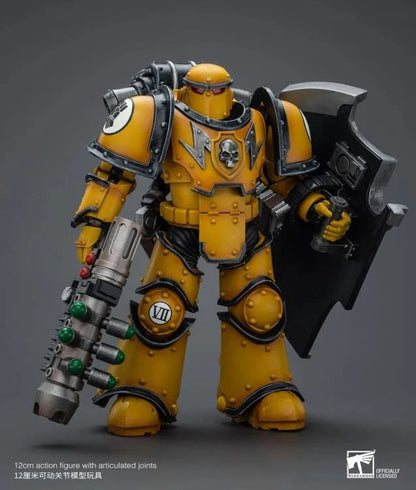 Warhammer: The Horus Heresy Imperial Fists Legion MkIII Breacher Squad Legion Breacher with Graviton Gun 1/18 Scale Action Figure