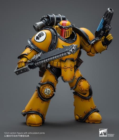 Warhammer: The Horus Heresy Imperial Fists Legion MkIII Despoiler Squad Sergeant with Plasma Pistol 1/18 Scale Action Figure