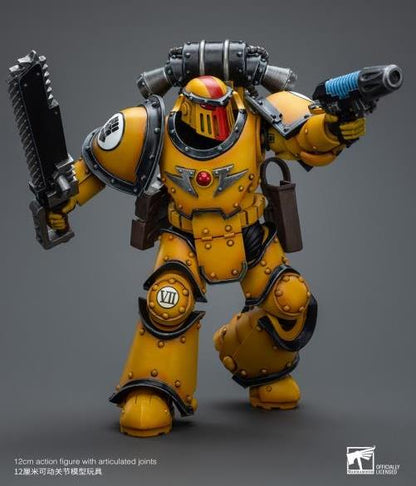 Warhammer: The Horus Heresy Imperial Fists Legion MkIII Despoiler Squad Sergeant with Plasma Pistol 1/18 Scale Action Figure