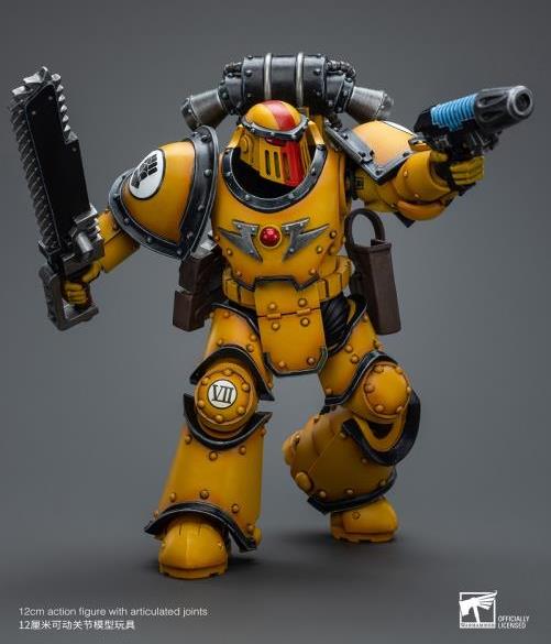 Warhammer: The Horus Heresy Imperial Fists Legion MkIII Despoiler Squad Sergeant with Plasma Pistol 1/18 Scale Action Figure