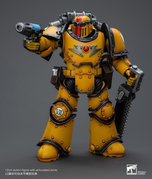 Warhammer: The Horus Heresy Imperial Fists Legion MkIII Despoiler Squad Sergeant with Plasma Pistol 1/18 Scale Action Figure
