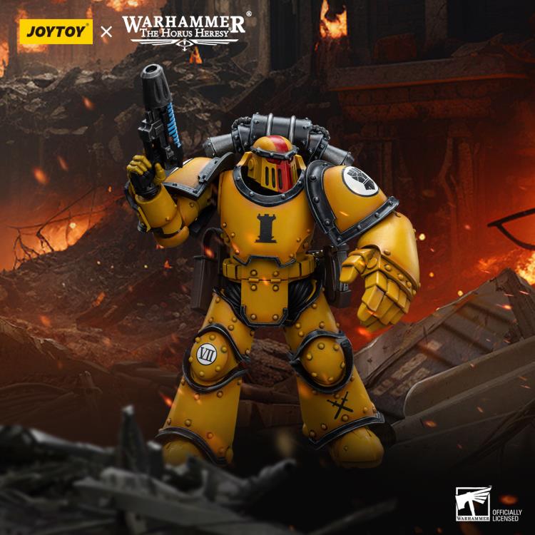 Warhammer: The Horus Heresy Imperial Fists Legion MkIII Tactical Squad Sergeant with Power Fist 1/18 Scale Action Figure