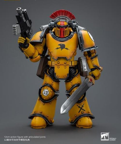 Warhammer: The Horus Heresy Imperial Fists Legion MkIII Tactical Squad Sergeant with Power Sword 1/18 Scale Action Figure