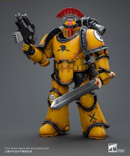 Warhammer: The Horus Heresy Imperial Fists Legion MkIII Tactical Squad Sergeant with Power Sword 1/18 Scale Action Figure