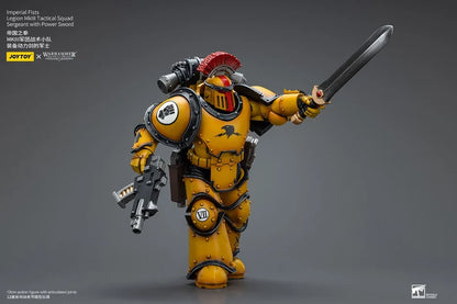 Warhammer: The Horus Heresy Imperial Fists Legion MkIII Tactical Squad Sergeant with Power Sword 1/18 Scale Action Figure