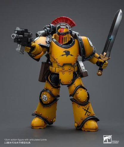 Warhammer: The Horus Heresy Imperial Fists Legion MkIII Tactical Squad Sergeant with Power Sword 1/18 Scale Action Figure