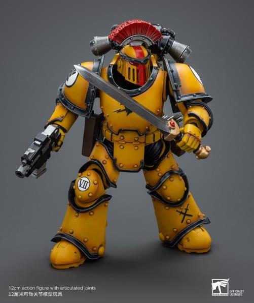 Warhammer: The Horus Heresy Imperial Fists Legion MkIII Tactical Squad Sergeant with Power Sword 1/18 Scale Action Figure