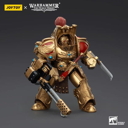 Warhammer: The Horus Heresy Legio Custodes Aquilon Terminator Squad Aquilon with Infernus Firepike 1/18 Scale Action Figure - view 3