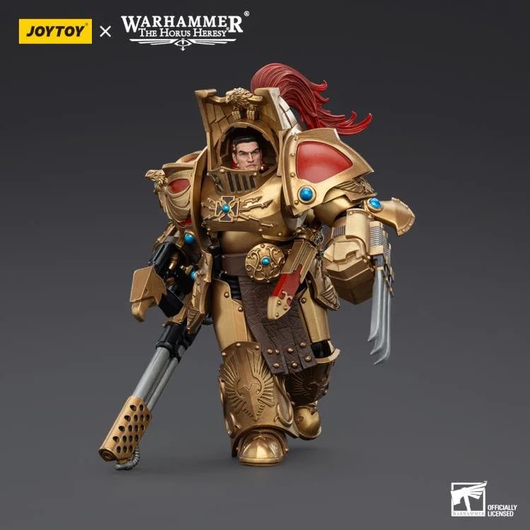 Warhammer: The Horus Heresy Legio Custodes Aquilon Terminator Squad Aquilon with Infernus Firepike 1/18 Scale Action Figure - view 2