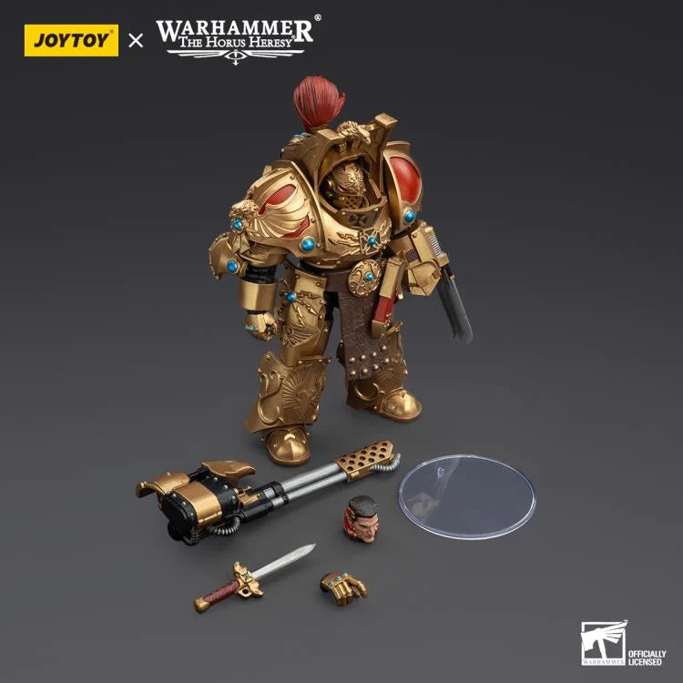 Warhammer: The Horus Heresy Legio Custodes Aquilon Terminator Squad Aquilon with Infernus Firepike 1/18 Scale Action Figure - view 6