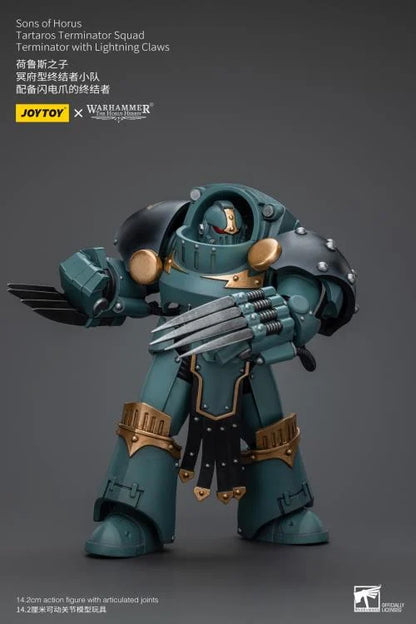 Tartaros Terminator Squad Terminator with Lightning Claws Warhammer: The Horus Heresy Sons of Horus 1/18 Scale Action Figure