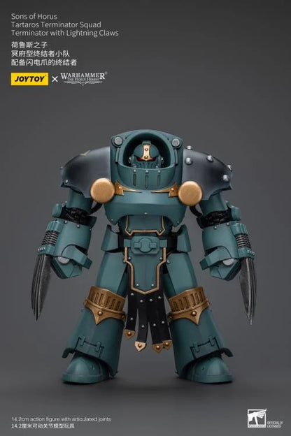 Tartaros Terminator Squad Terminator with Lightning Claws Warhammer: The Horus Heresy Sons of Horus 1/18 Scale Action Figure