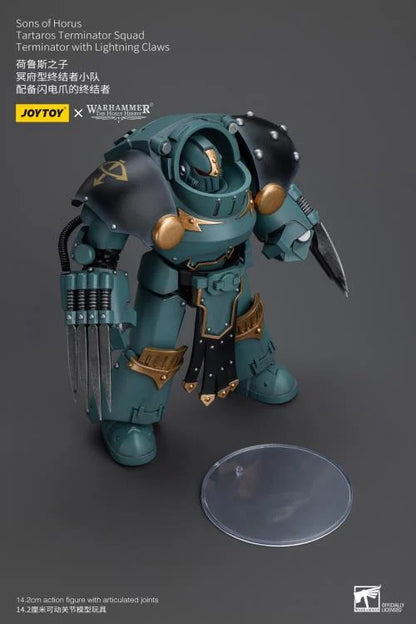 Tartaros Terminator Squad Terminator with Lightning Claws Warhammer: The Horus Heresy Sons of Horus 1/18 Scale Action Figure