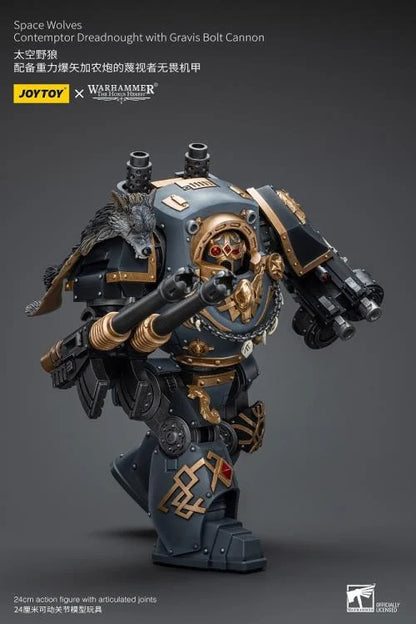 Contemptor Dreadnought with Gravis Bolt Cannon Warhammer: The Horus Heresy Space Wolves 1/18 Scale Action Figure