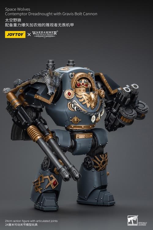 Contemptor Dreadnought with Gravis Bolt Cannon Warhammer: The Horus Heresy Space Wolves 1/18 Scale Action Figure