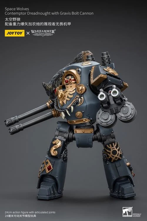 Contemptor Dreadnought with Gravis Bolt Cannon Warhammer: The Horus Heresy Space Wolves 1/18 Scale Action Figure