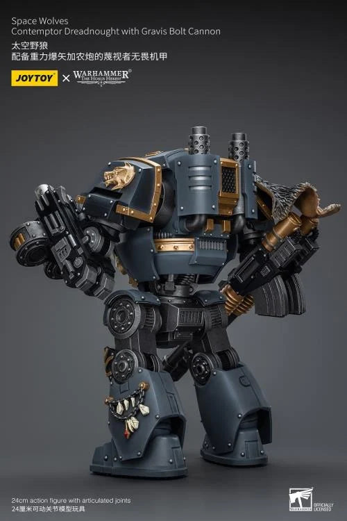 Contemptor Dreadnought with Gravis Bolt Cannon Warhammer: The Horus Heresy Space Wolves 1/18 Scale Action Figure