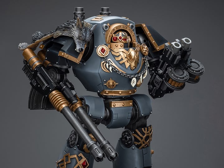 Contemptor Dreadnought with Gravis Bolt Cannon Warhammer: The Horus Heresy Space Wolves 1/18 Scale Action Figure
