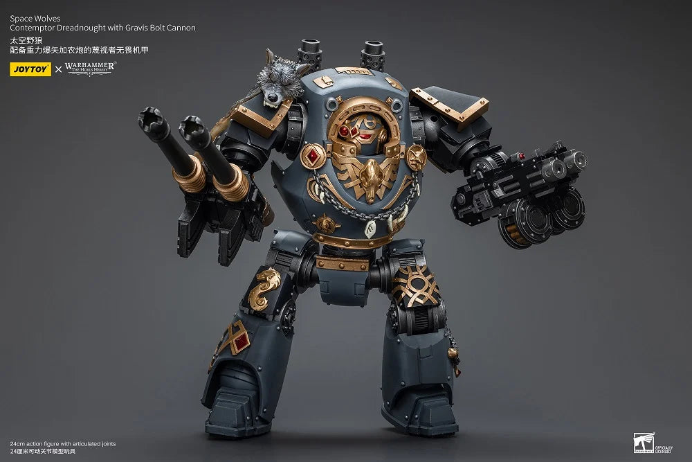 Contemptor Dreadnought with Gravis Bolt Cannon Warhammer: The Horus Heresy Space Wolves 1/18 Scale Action Figure