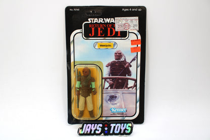 Star Wars Return of the Jedi Weequay Action Figure – 77 Card Back (1983 Kenner) product image