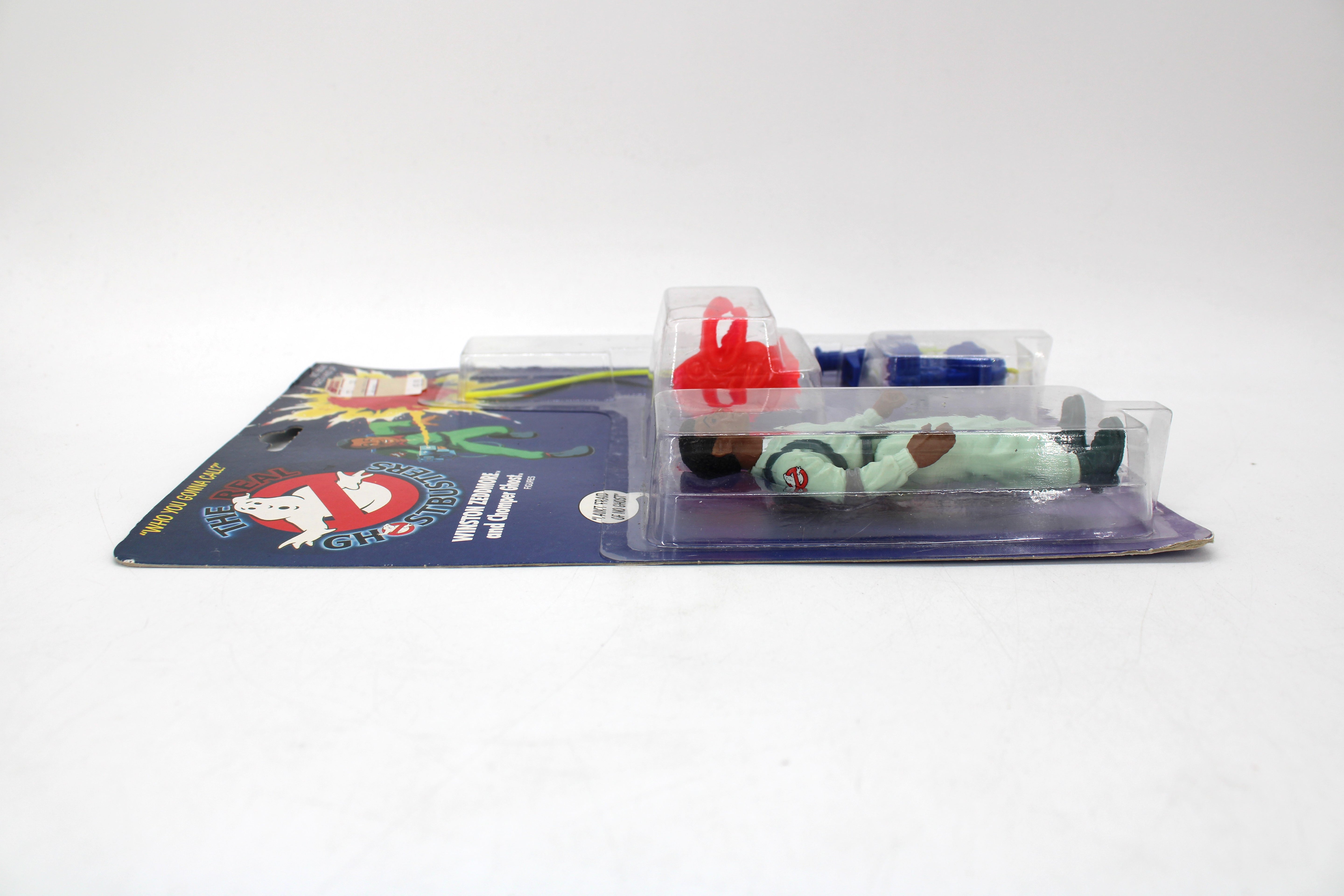 The Real Ghostbusters Winston Zeddemore with Chomper Ghost Action Figure (1986 Kenner) - view 3