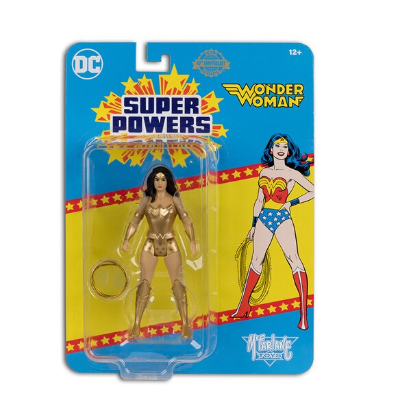 Wonder Woman Gold Edition Action Figure DC Comics DC Super Powers McFarlane Toys