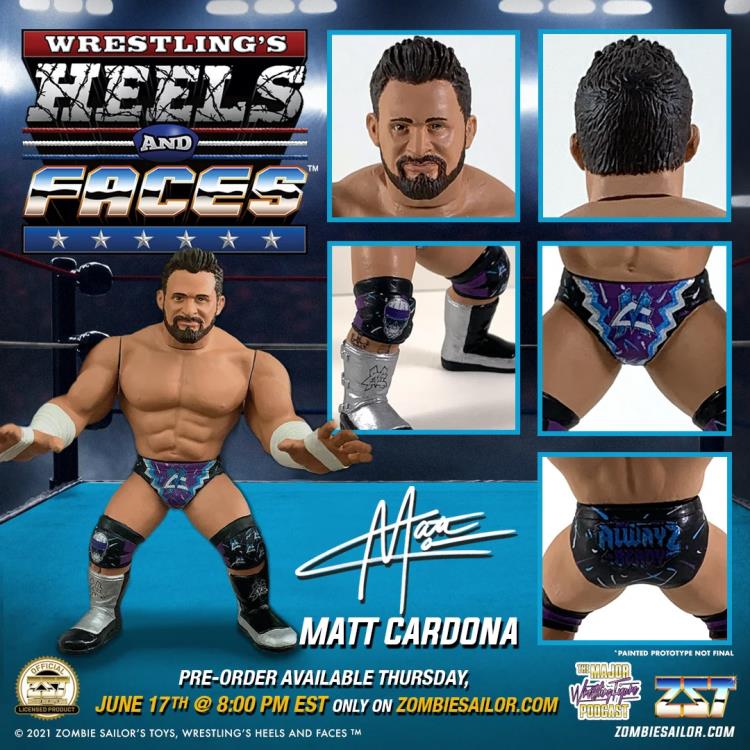 Wrestling's Heels and Faces Vol.1 Matt Cardona Action Figure - view 2