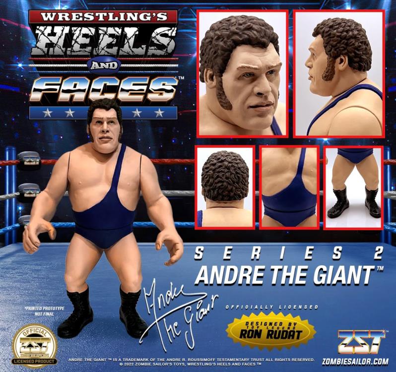 Wrestling's Heels and Faces Vol.2 Andre the Giant Action Figure - view 2