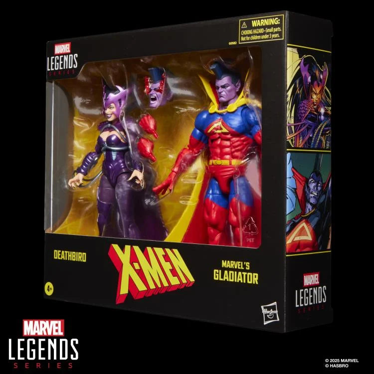 Gladiator & Deathbird X-Men Marvel Legends Action Figure Two-Pack