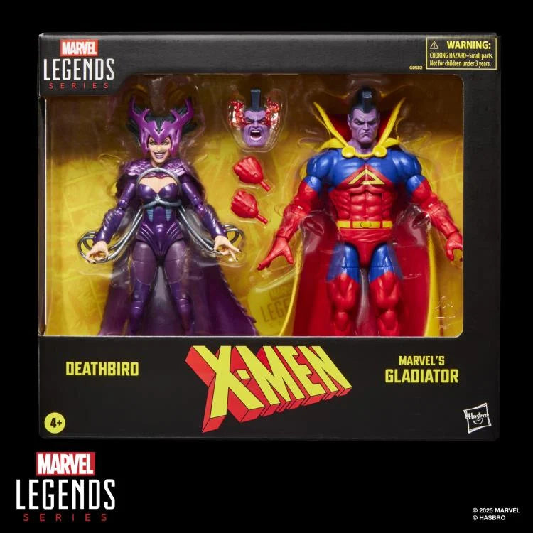Gladiator & Deathbird X-Men Marvel Legends Action Figure Two-Pack