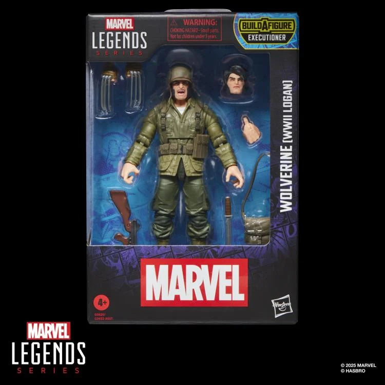 Wolverine (WWII Logan) X-Men Marvel Legends Action Figure (Executioner BAF)