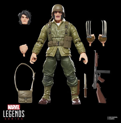 Wolverine (WWII Logan) X-Men Marvel Legends Action Figure (Executioner BAF)