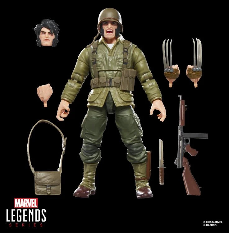 Wolverine (WWII Logan) X-Men Marvel Legends Action Figure (Executioner BAF)