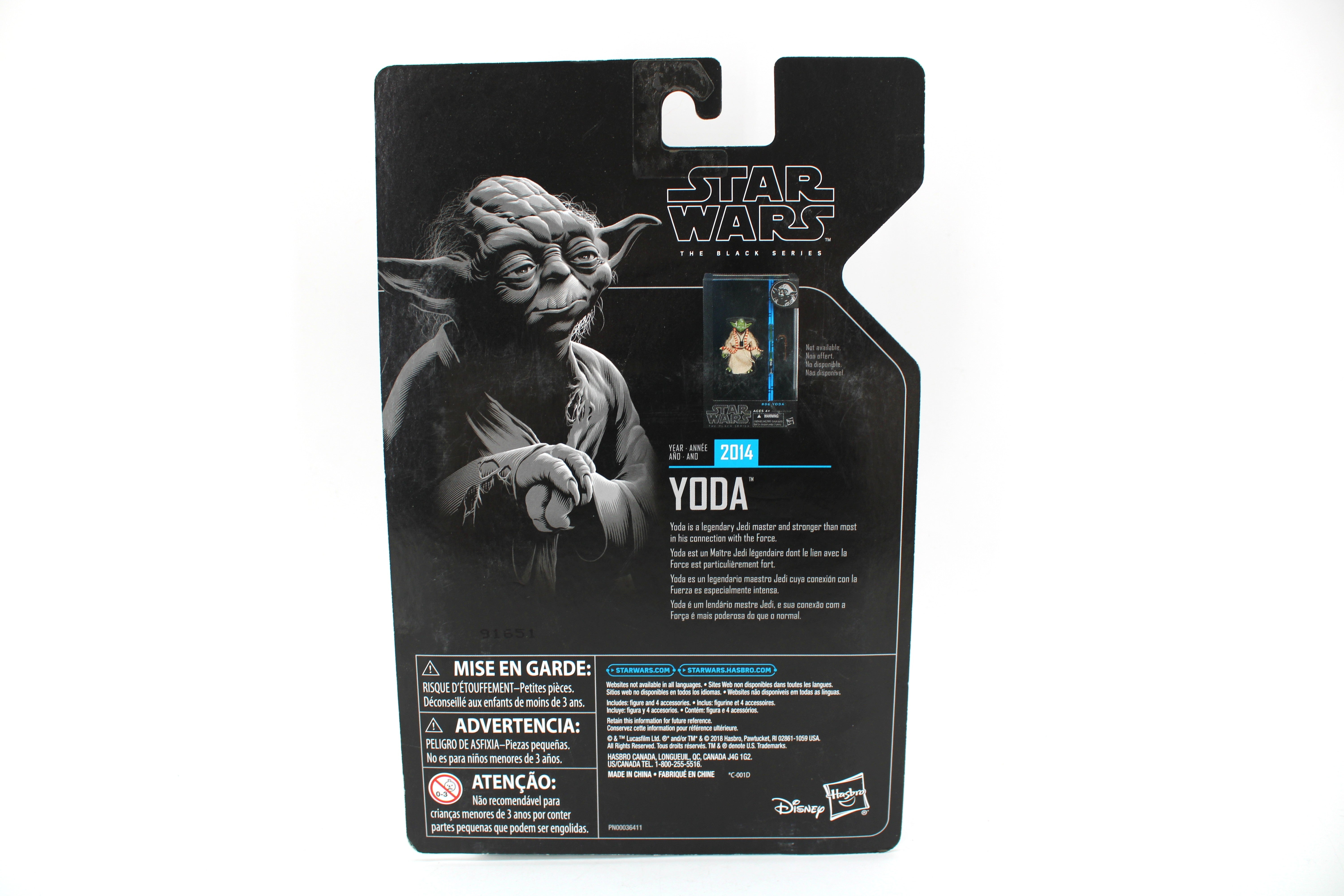 STAR WARS THE BLACK SERIES　YODA Yoda Star Wars Black Series 6-Inch Action Figure – Jay's Toys And