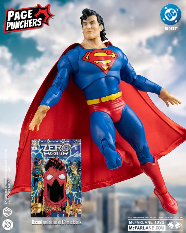 Superman Zero Hour: Crisis in Time DC Page Punchers 7" Action Figure with Comic