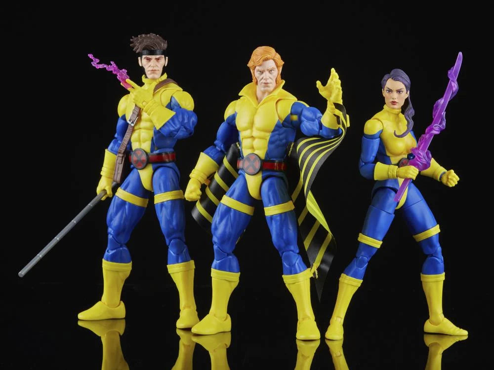 The Uncanny X-Men 60th Anniversary Marvel Legends - Banshee, Gambit, & Psylocke Three-Pack
