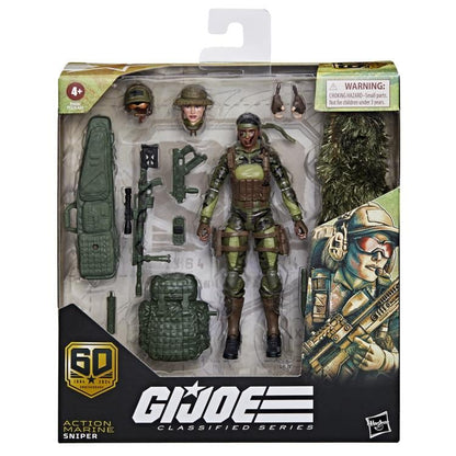Action Marine Sniper Action Figure G.I. Joe 60th Anniversary Classified Series