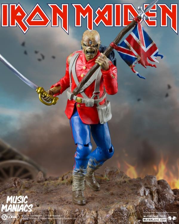 Music Maniacs Iron Maiden Trooper Eddie 6" Figure Limited Edition
