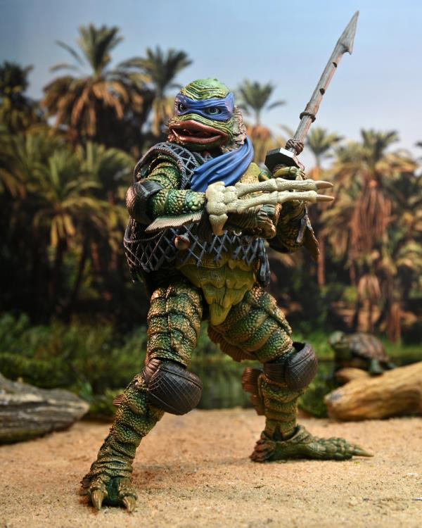 Leonardo as The Creature NECA Ultimate Universal Monsters x Teenage Mutant Ninja Turtles