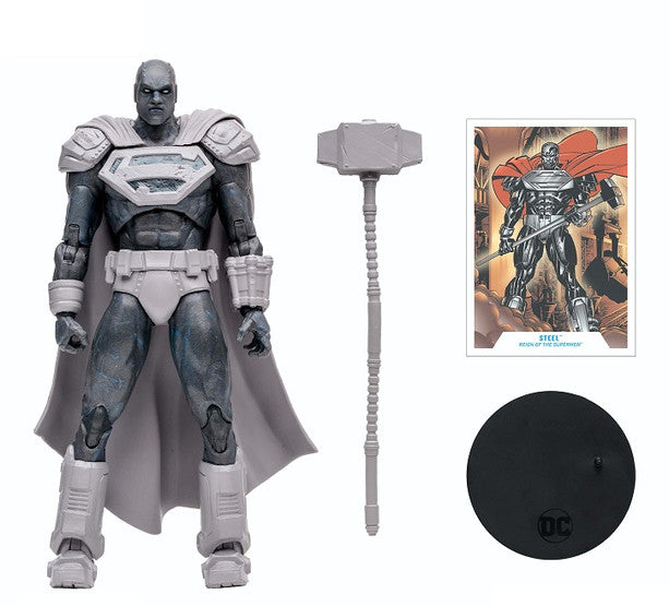 DC Multiverse - Reign of the Supermen Steel Action Figure (Platinum Edition)