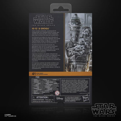 IG-12 and Grogu The Mandalorian Star Wars: The Black Series 6" Deluxe Figure Set