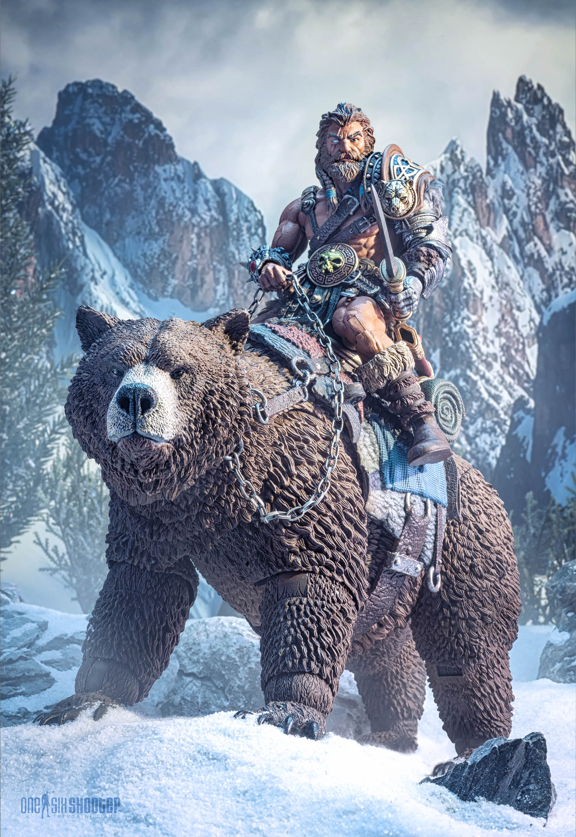 Bodvar Action Figure with Attlus The Conqueror (Attlus Sold Separately)