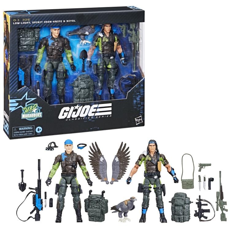 Mad Marauders Low-Light, Spirit Iron-Knife and Niyol G.I. Joe Classified Series