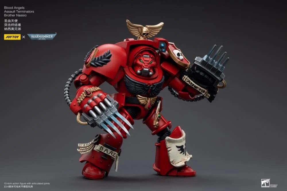 JOYTOY Warhammer 40K - Blood Angels Assault Terminators Brother Nassio