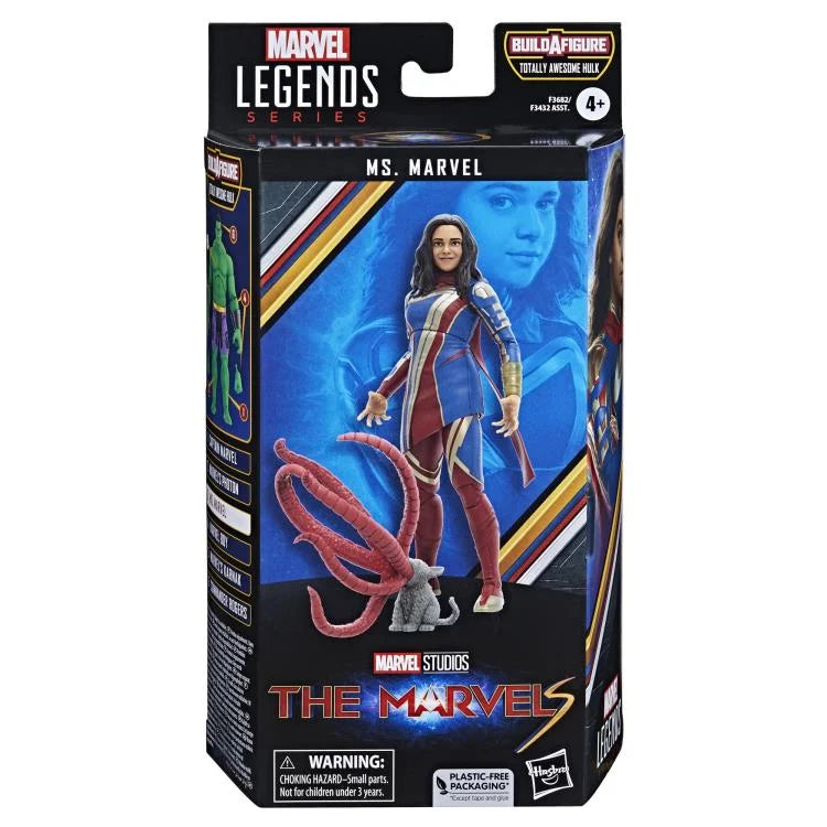 Marvel Legends Ms. Marvel The Marvels Totally Awesome Hulk BAF